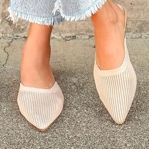 Women's Terracotta Pointed-Toe Mules